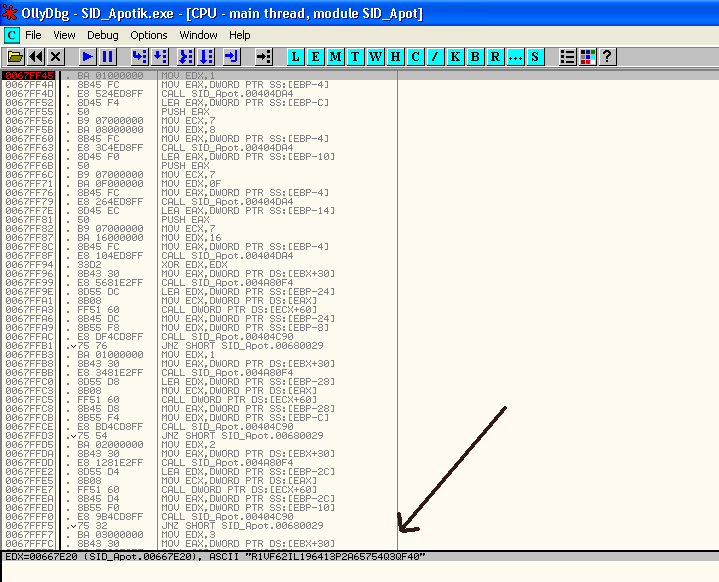 Cara Mencari Serial Number Software Dengan Ollydbg Linux Distro