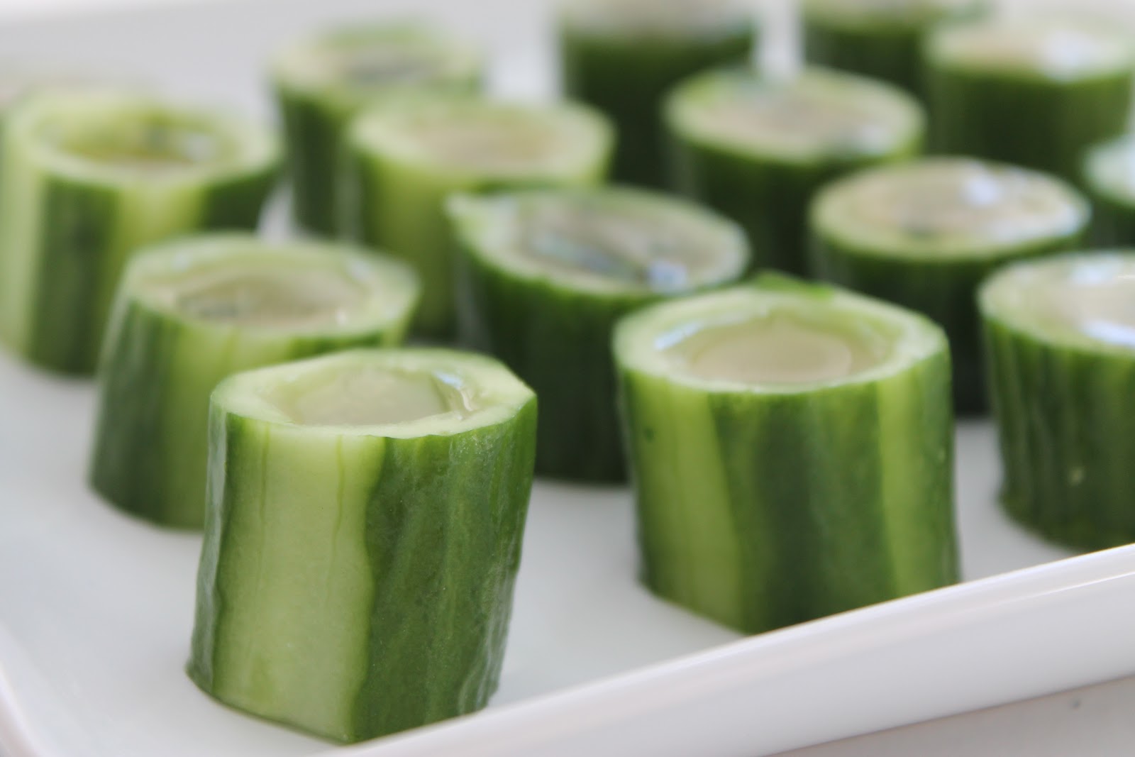 That's so Michelle... Cucumber Mint Julep Jello Shots