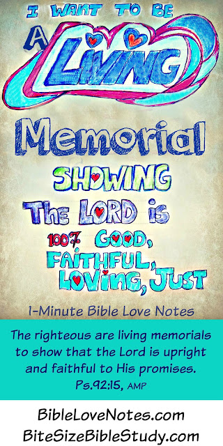 Psalm 62, Living Memorials, Flourishing in God's house
