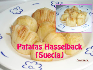 Patatas Hasselback (suecia)
