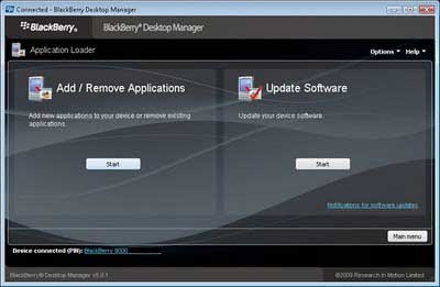 Cara Install Tema BlackBerry .alx Melalui PC