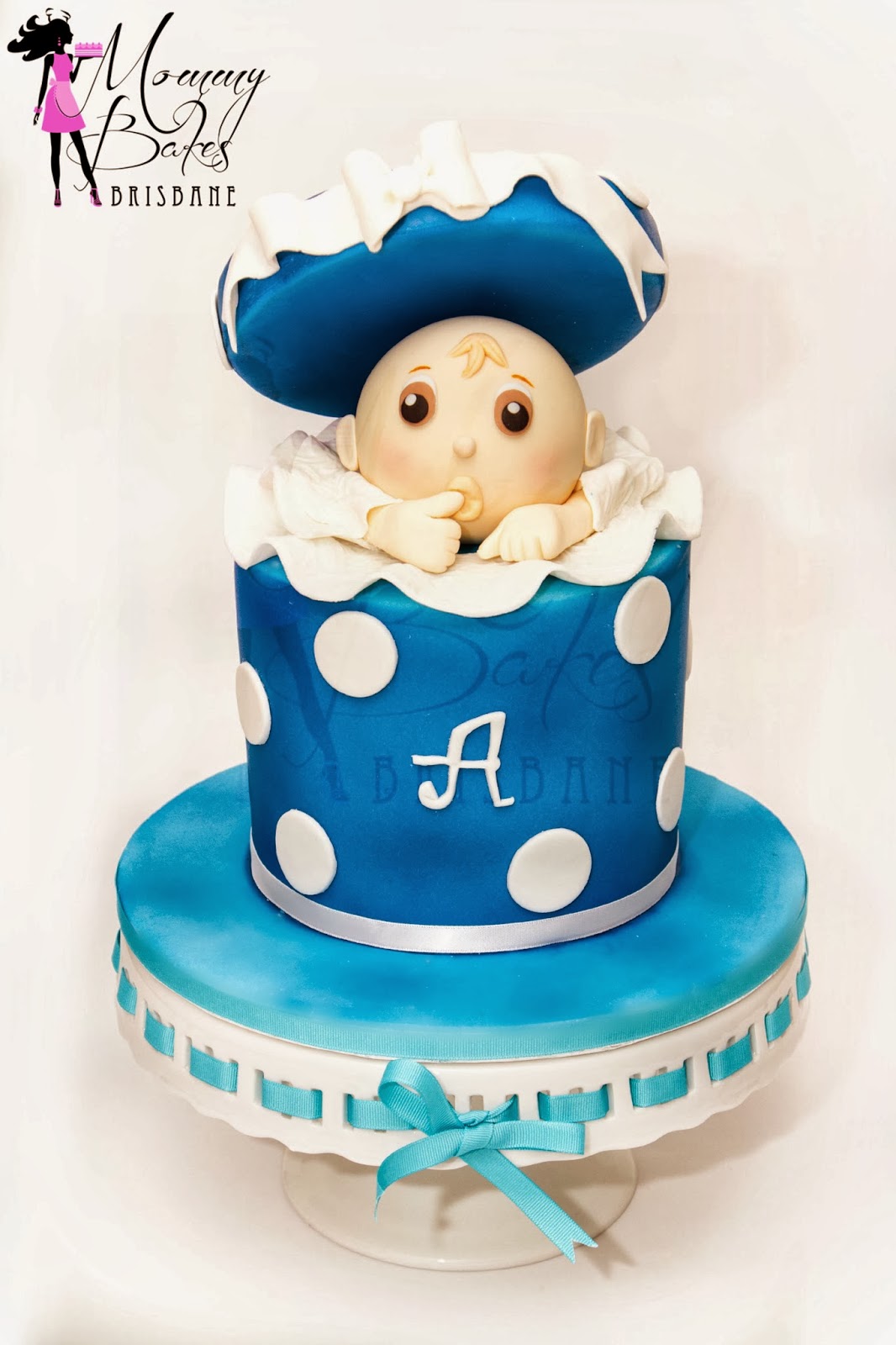 MommyBakes-Brisbane: Surprise Baby Shower Cake