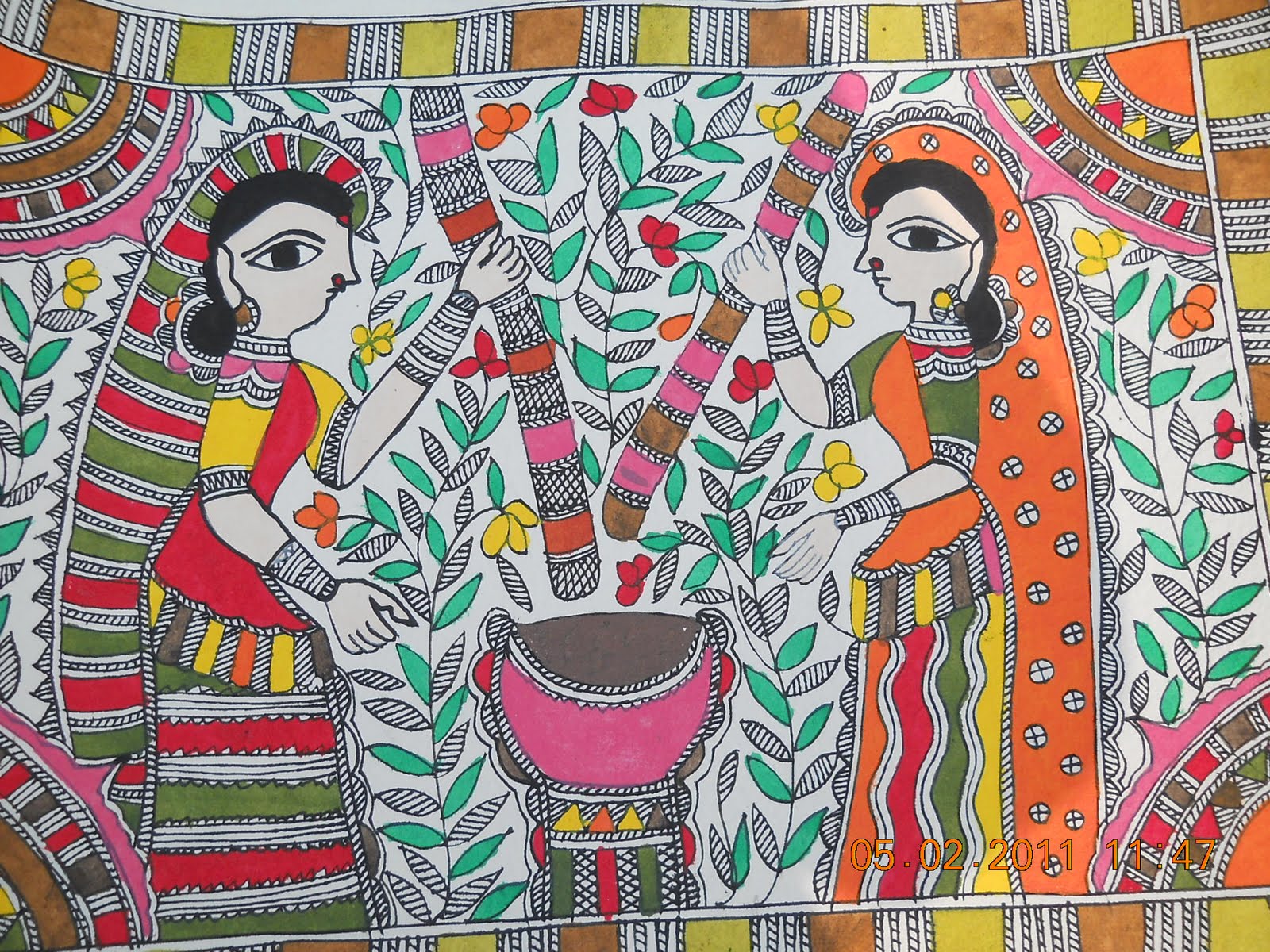 MITHILA PAINTING TRAINING CENTRE PAINTINGS FOR SALE