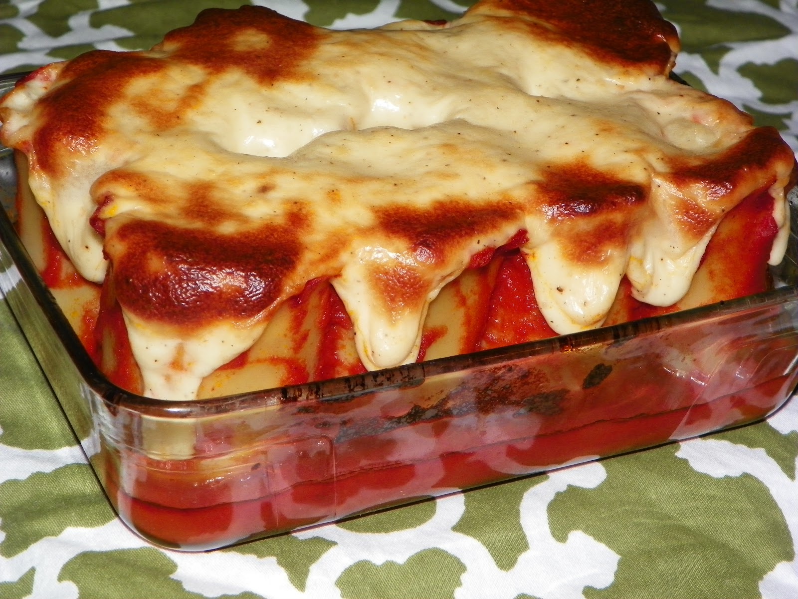 For the Love of Cooking Lasagna Rolls With a Mozzarella White Sauce