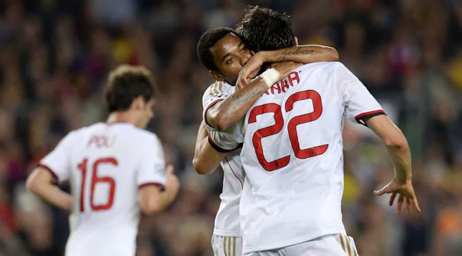 Cuplikan Gol Catania 1 – 3 AC Milan – Liga Italia