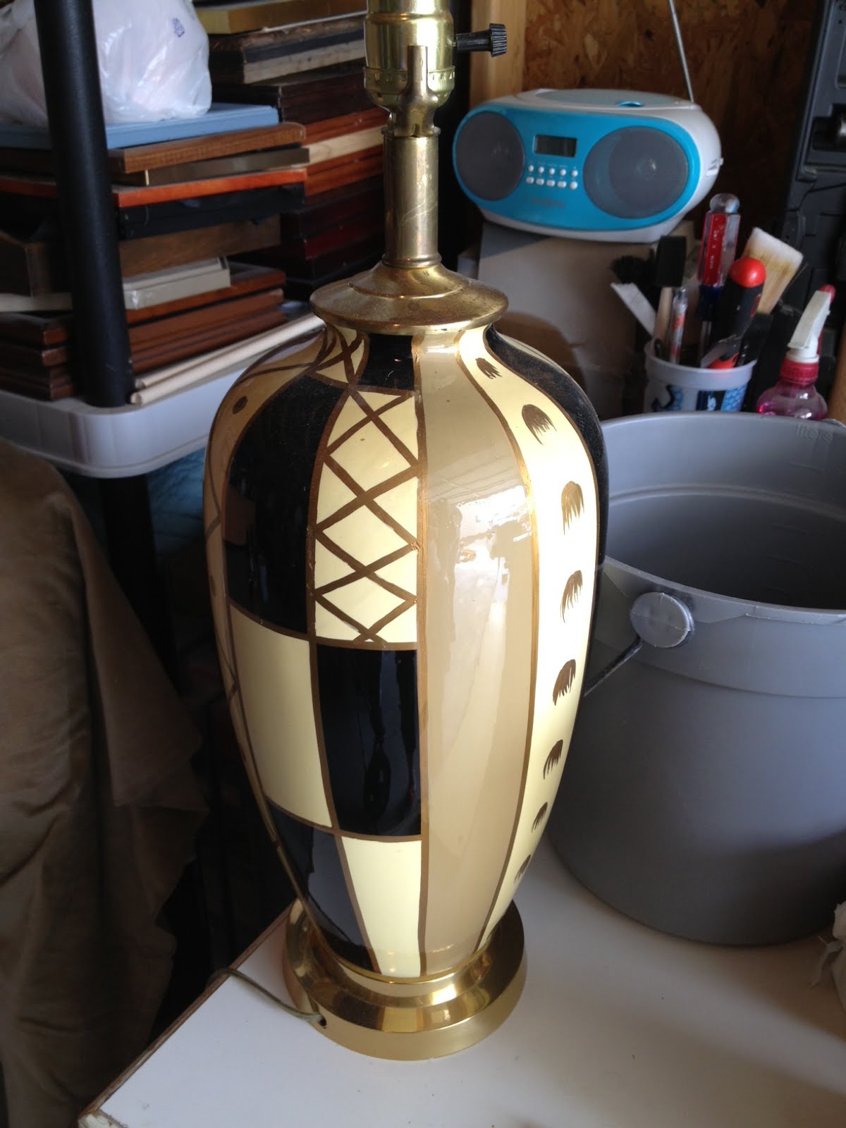 Dwellings By DeVore DIY Abstract Lamp