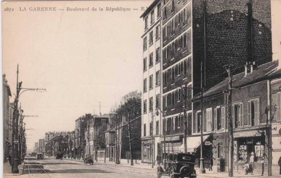 La GarenneColombes le retour du passé Avenue de la RépubliqueRue de
