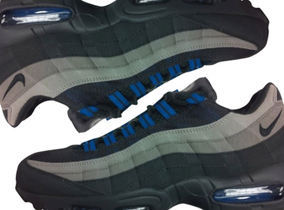 air max 95 blue grey black