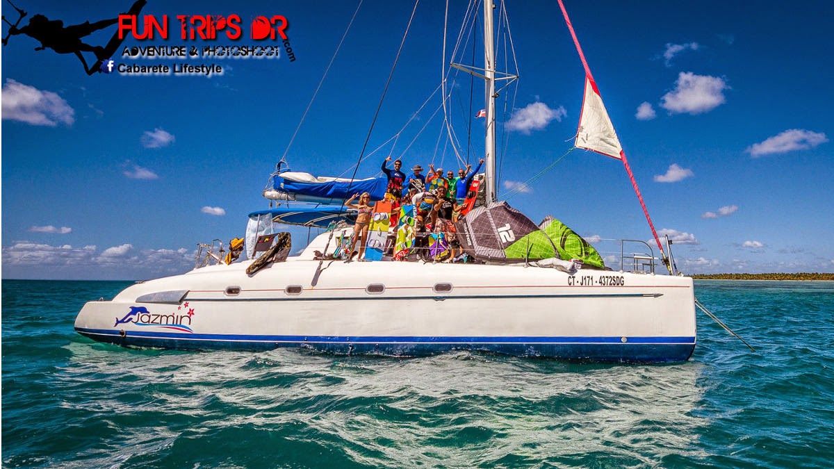 Kiteboarding Cruise Catamaran Cabarete Kiteboarding School Fun Trips