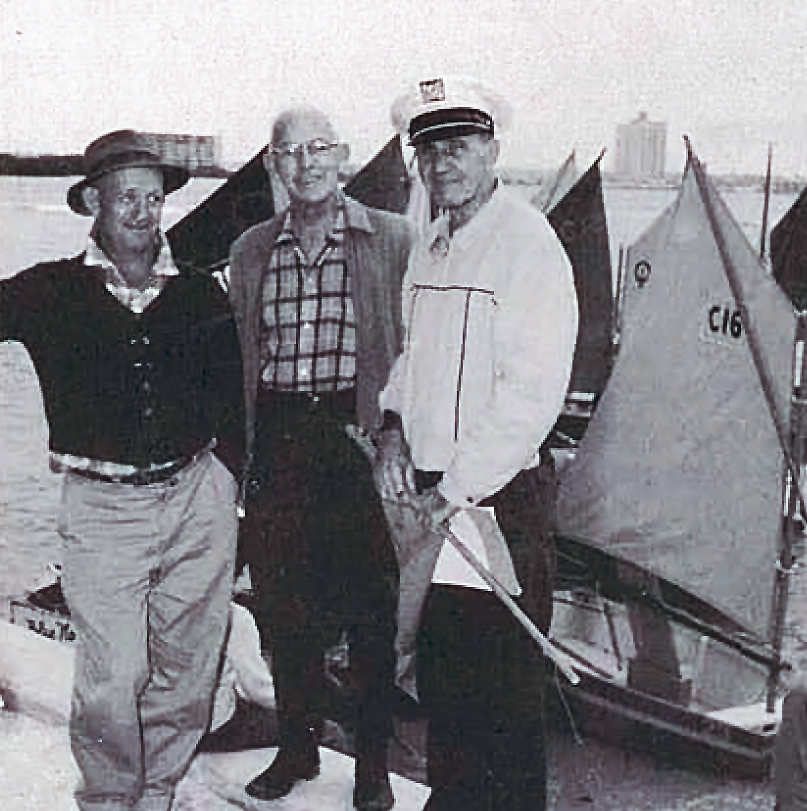 Wooden Optimist Clark Mills