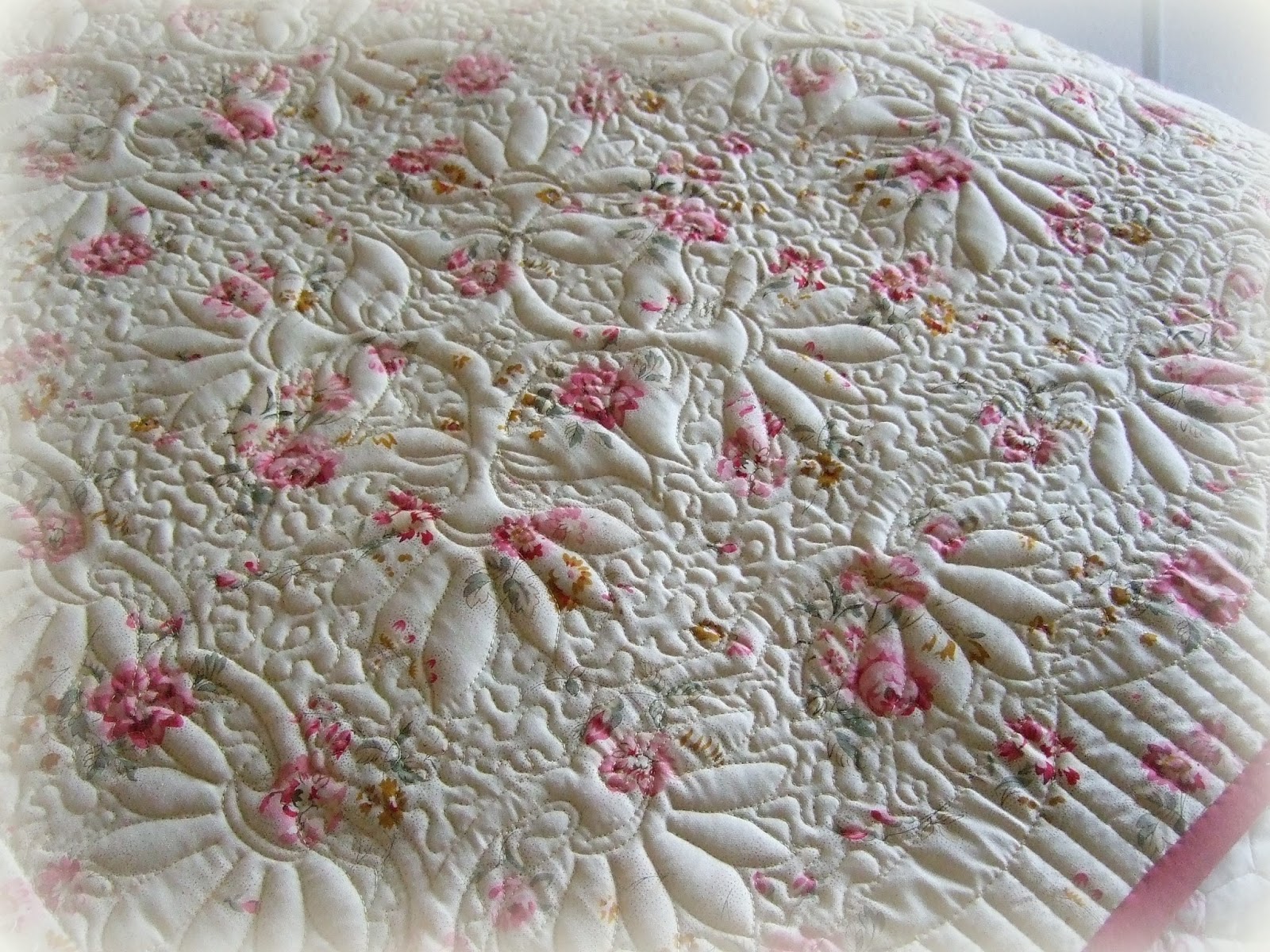 Every Stitch Carolina Lily and trapunto quilts