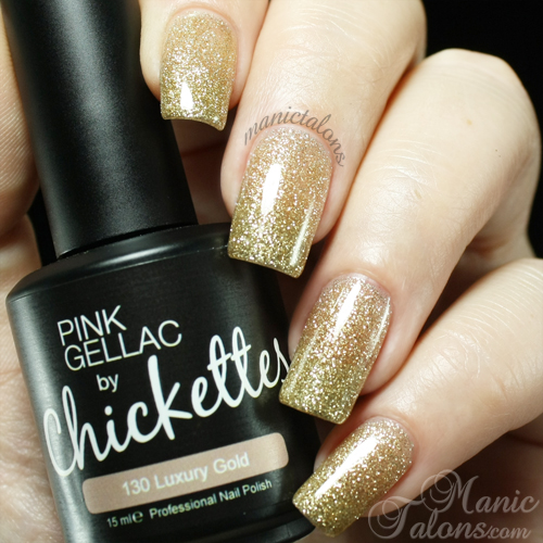Pink Gellac by Chickettes Luxury Gold Swatch