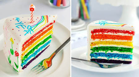 Cara Membuat Rainbow Cake Yang Fenomenal Cara Membuat Rainbow Cake Yang Fenomenal