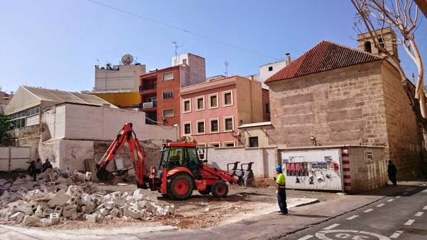 Obras en Plaza Manuel Pérez García plaza manuel pérez garcía, almería, obras