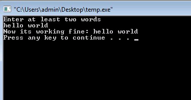 gets() function in C gets() function in C