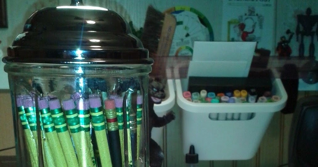 Plastic Straw Dispensers-Storage/Pencil Holder