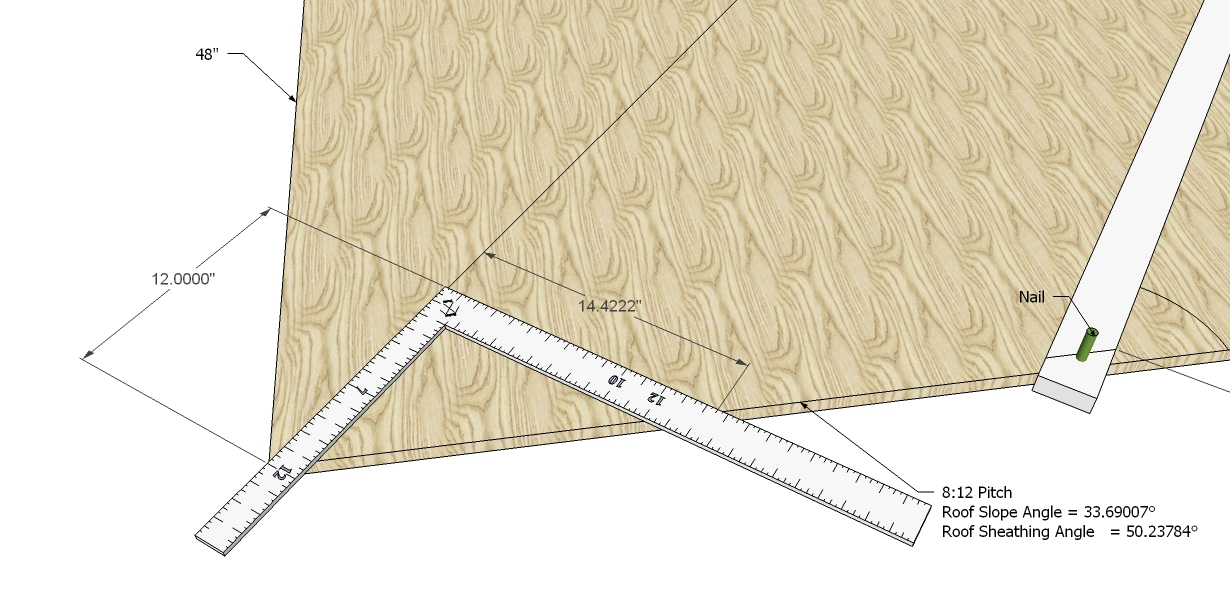 Roof Framing Geometry Plywood Roof Sheathing Stick