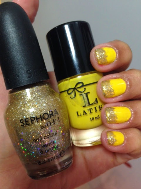 Esmalte Amarelo Swiss Lemonade Latika+ Glitter Sephora na Luxomania