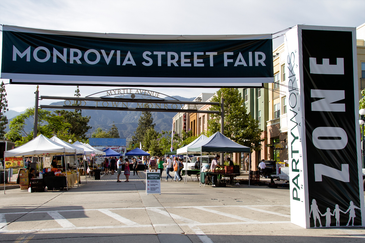 Monrovia Friday Night Family Street Fair 7/3/2015