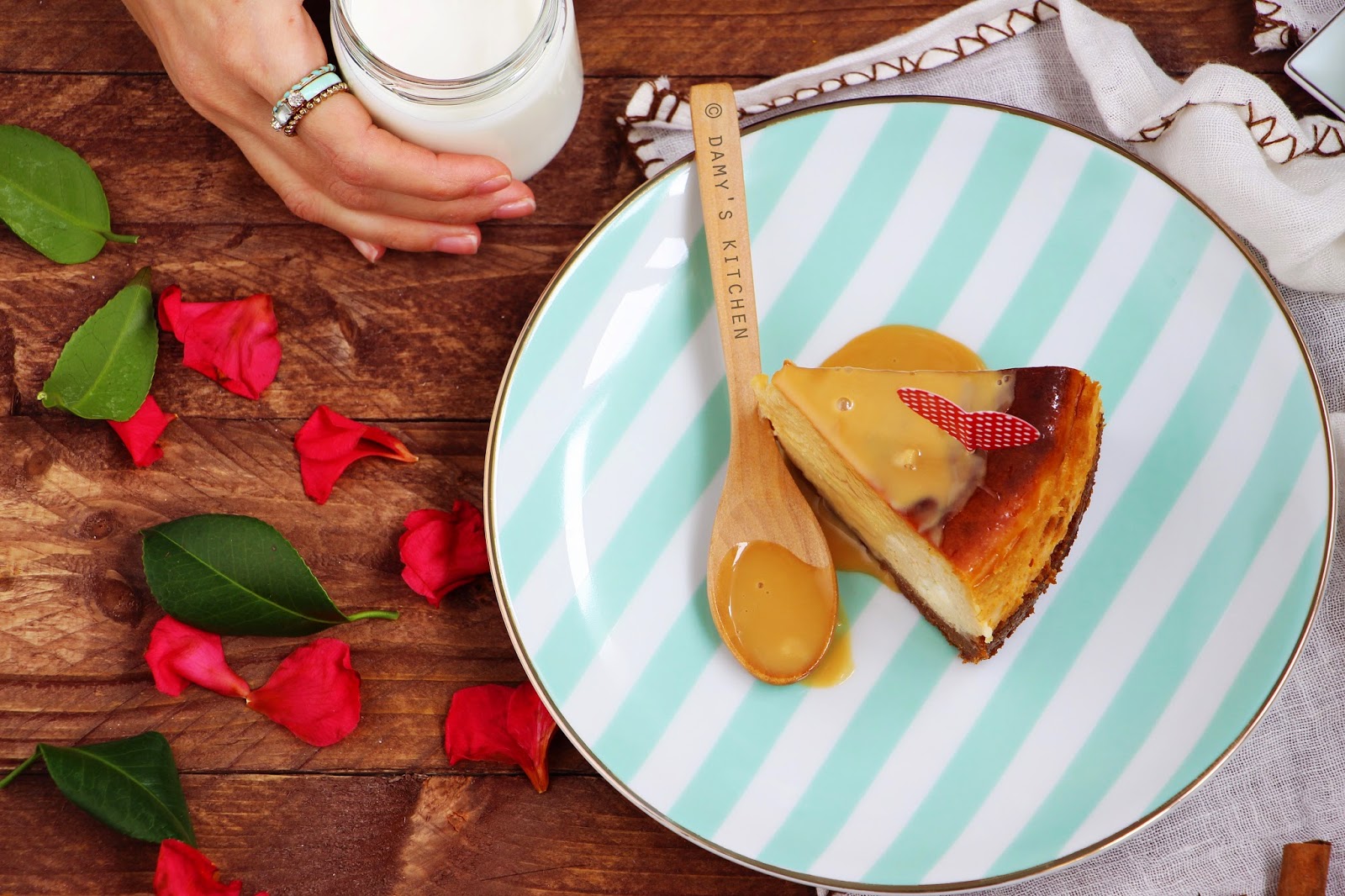 Süt Reçelli Cheesecake Süt Reçelli Cheesecake