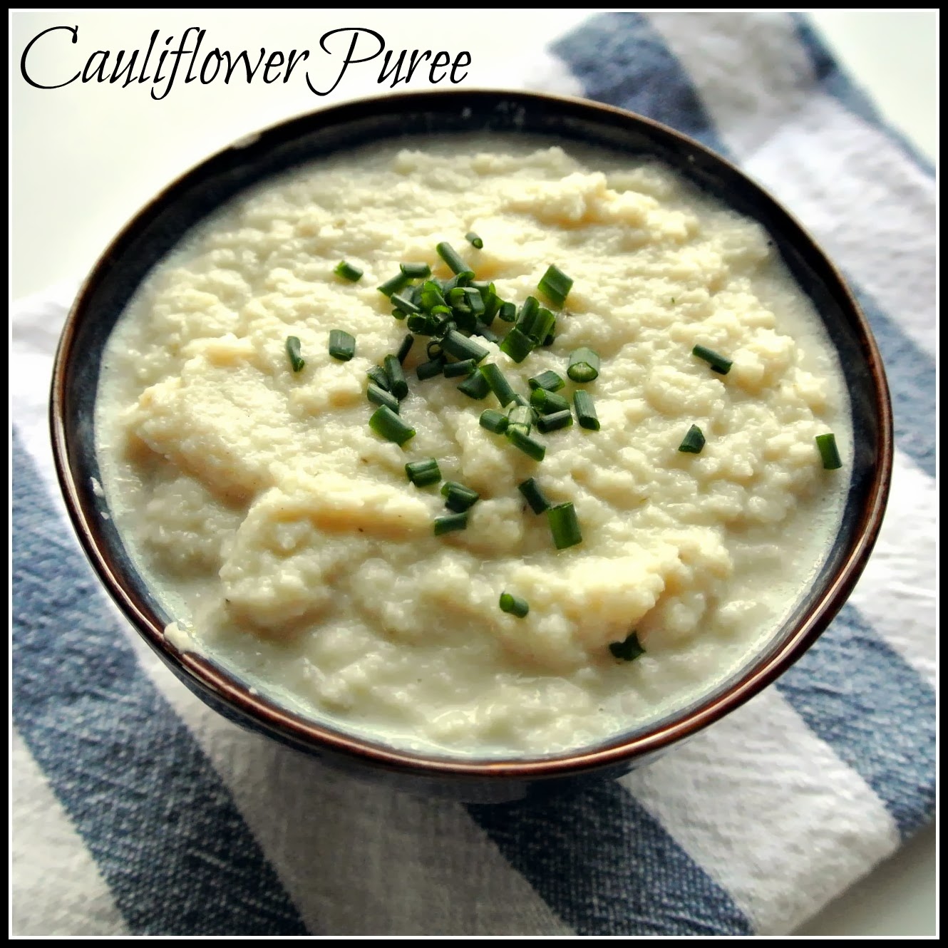 Mom, What's For Dinner? Cauliflower Puree