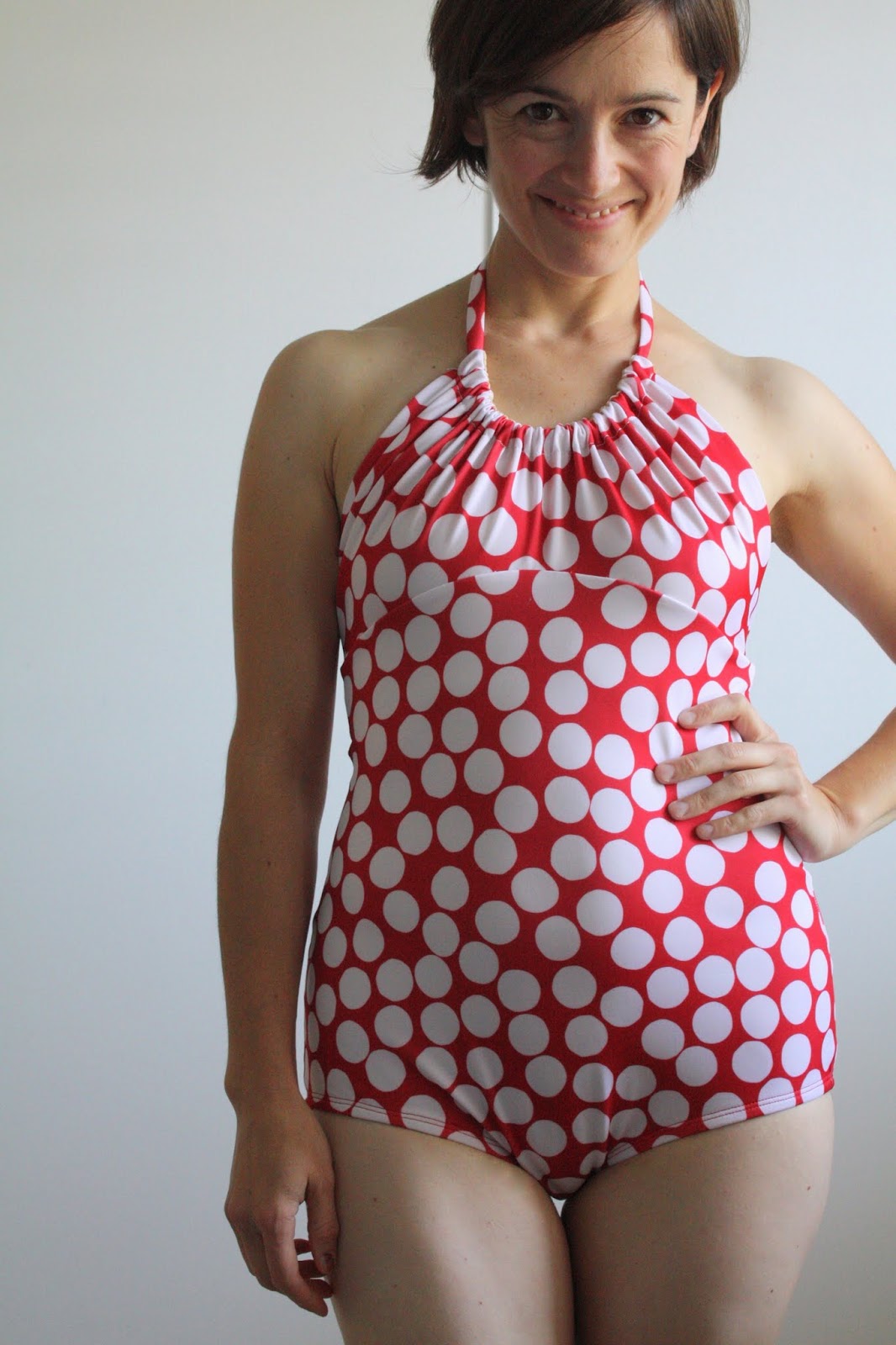 Nicole at Home My first bathing suit!