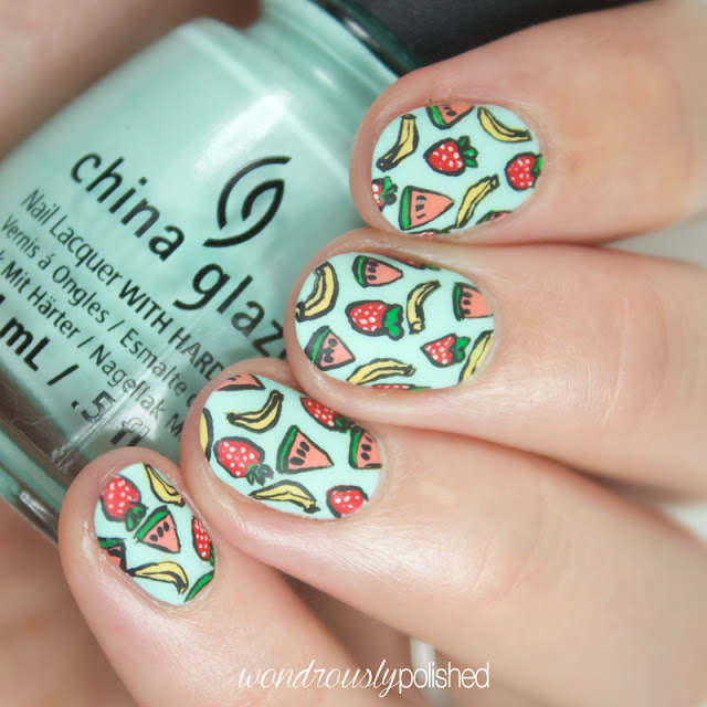 fruit nail art