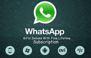 WhatsaApp Gifts Indians With Free Lifetime Subscription - WhatsApp Official News