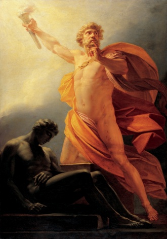 Prometheus brings Fire to Mankind - Henry Fuger