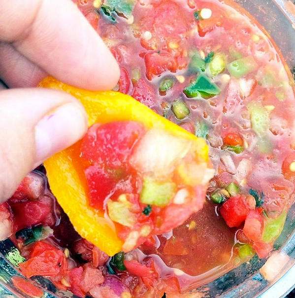 THE EAT YOUR HEART OUT DIET Whole30 Recipe // Sweet Peppers and Salsa