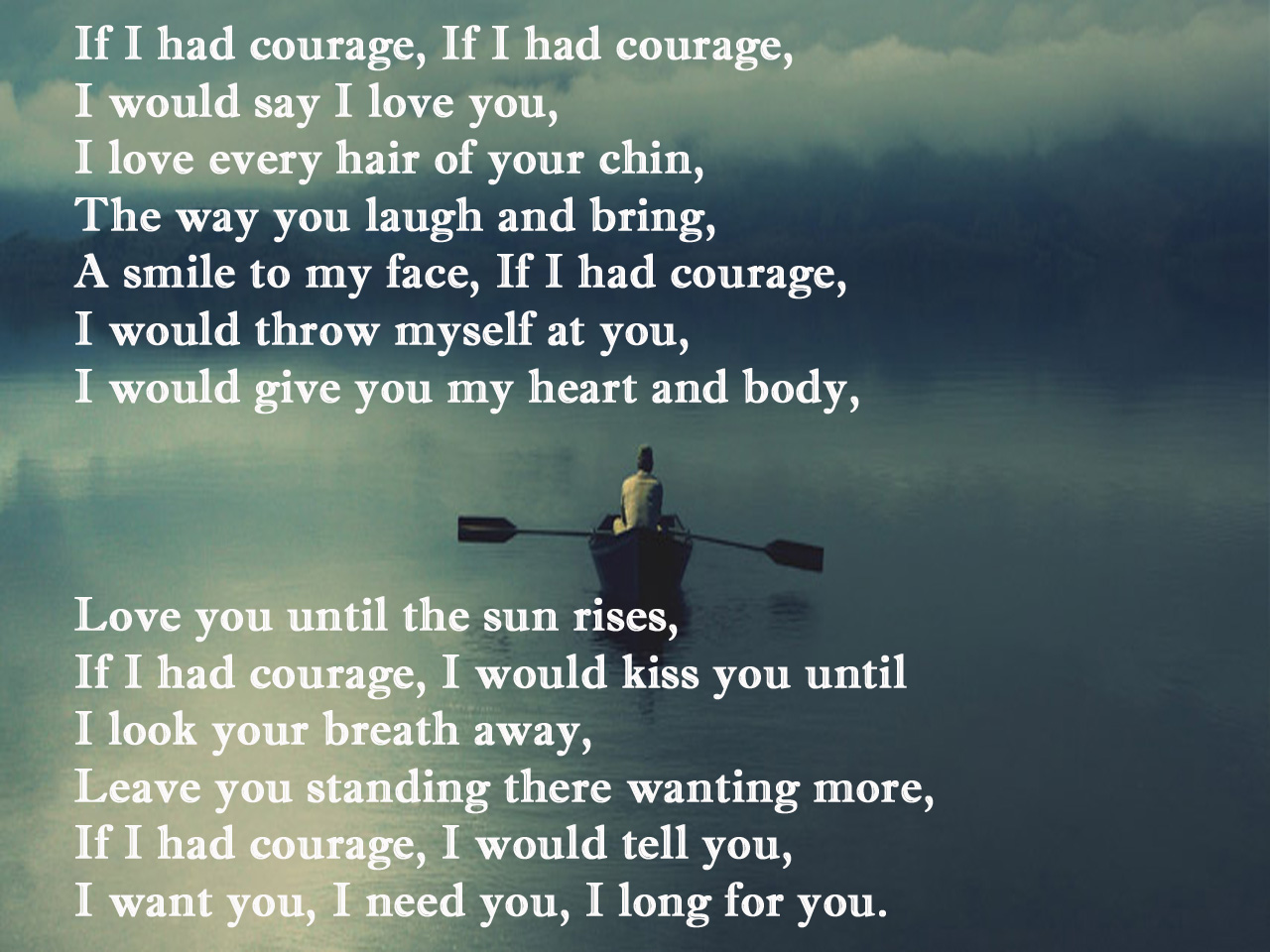 Courage Poems With HD Wallpapers For Her - Poetry Likers