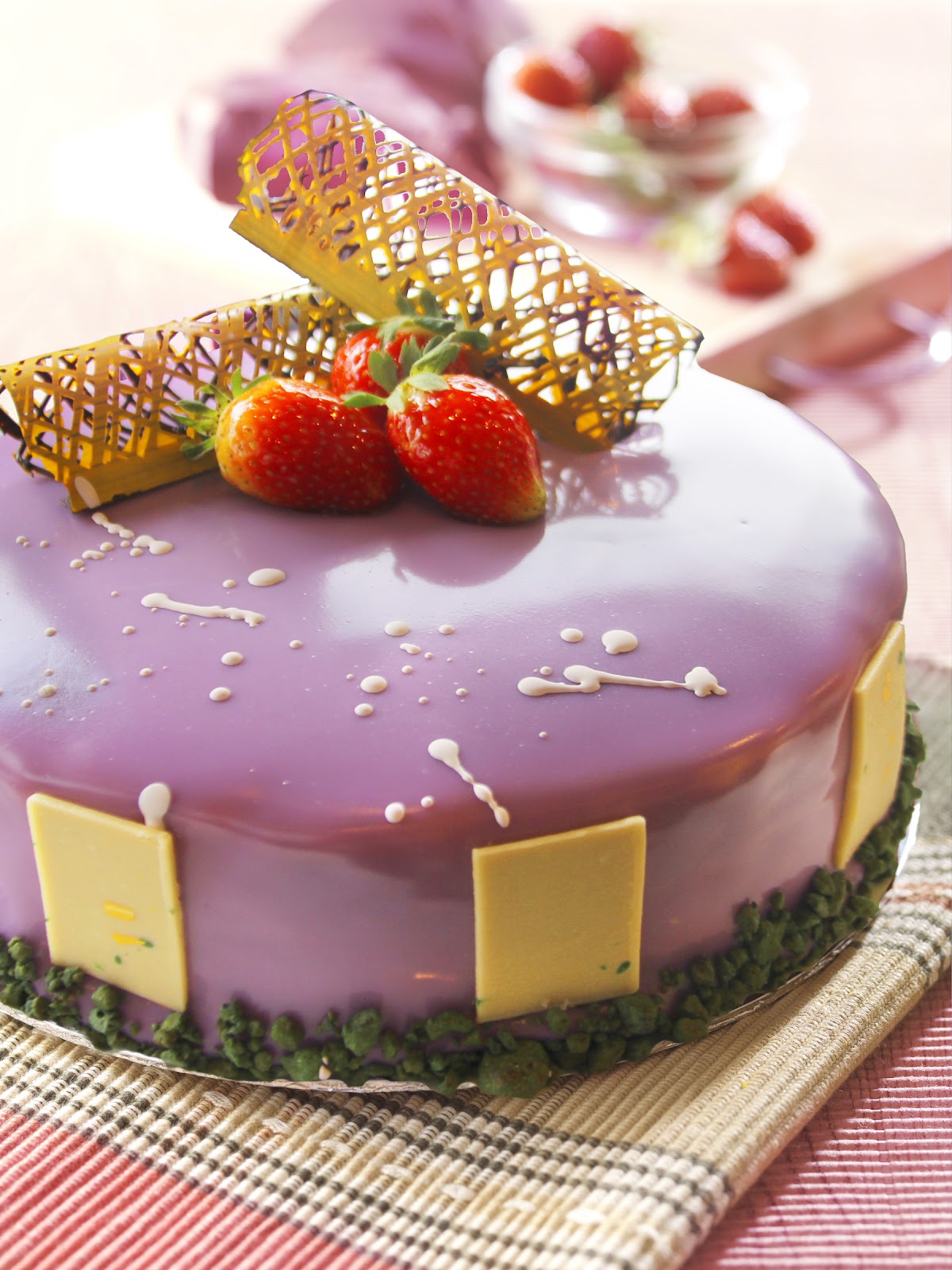 Sunway Putra Hotel Kuala Lumpur Cake of the Month Blueberry White