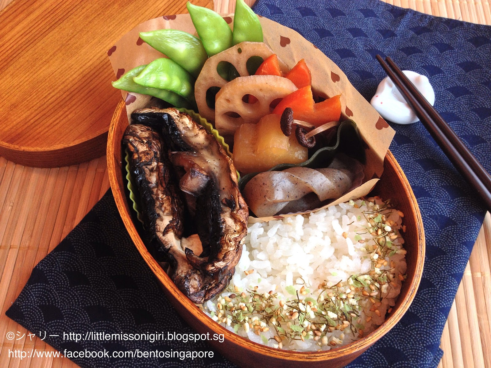 Simple Vegetarian Japanese Bento 精進料理のお弁当 Little Miss Bento