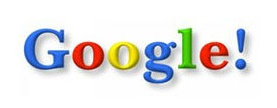 O primeiro logo da Google