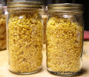 dehydrating corn