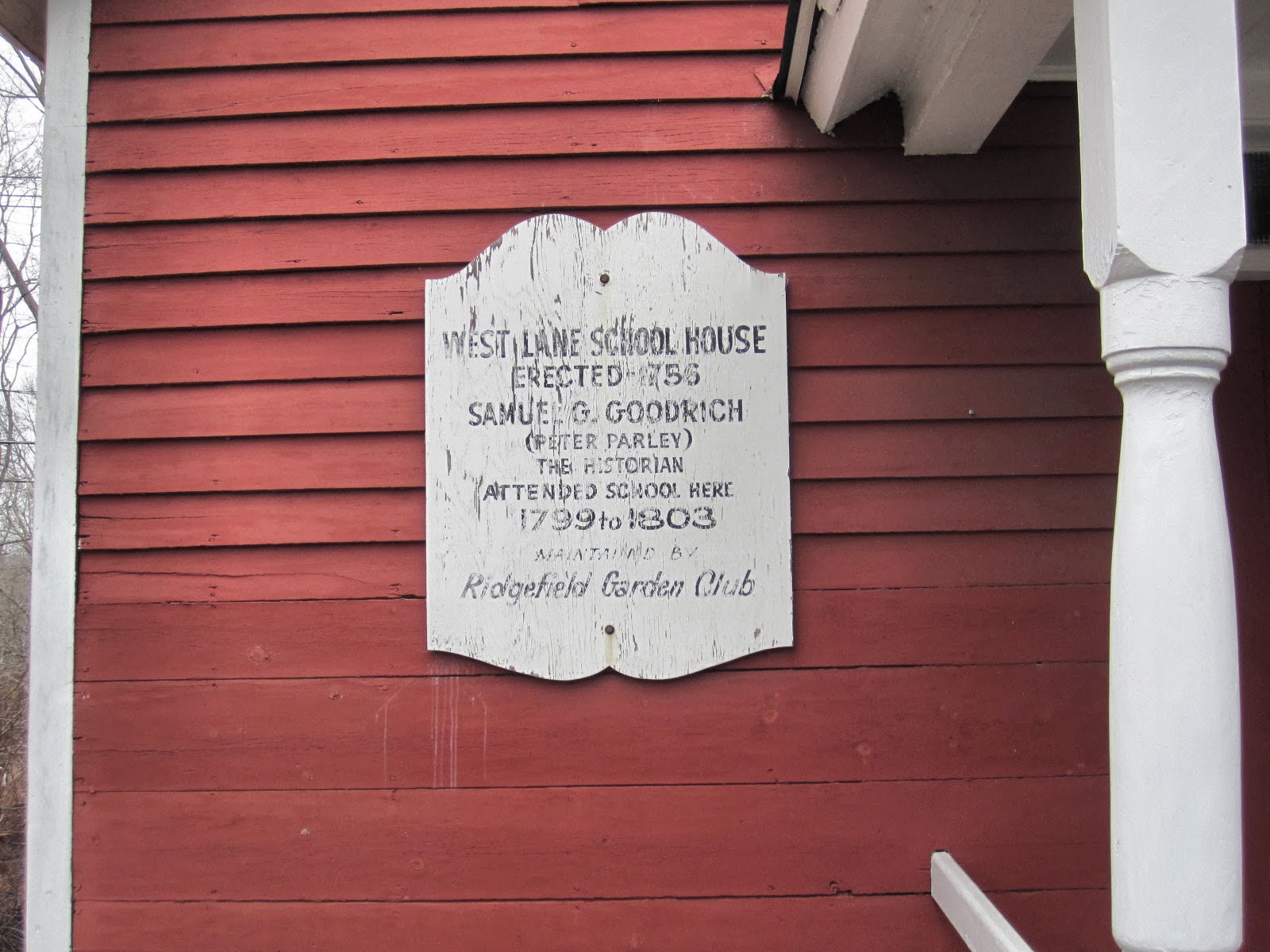 The Size of Connecticut Peter Parley Schoolhouse
