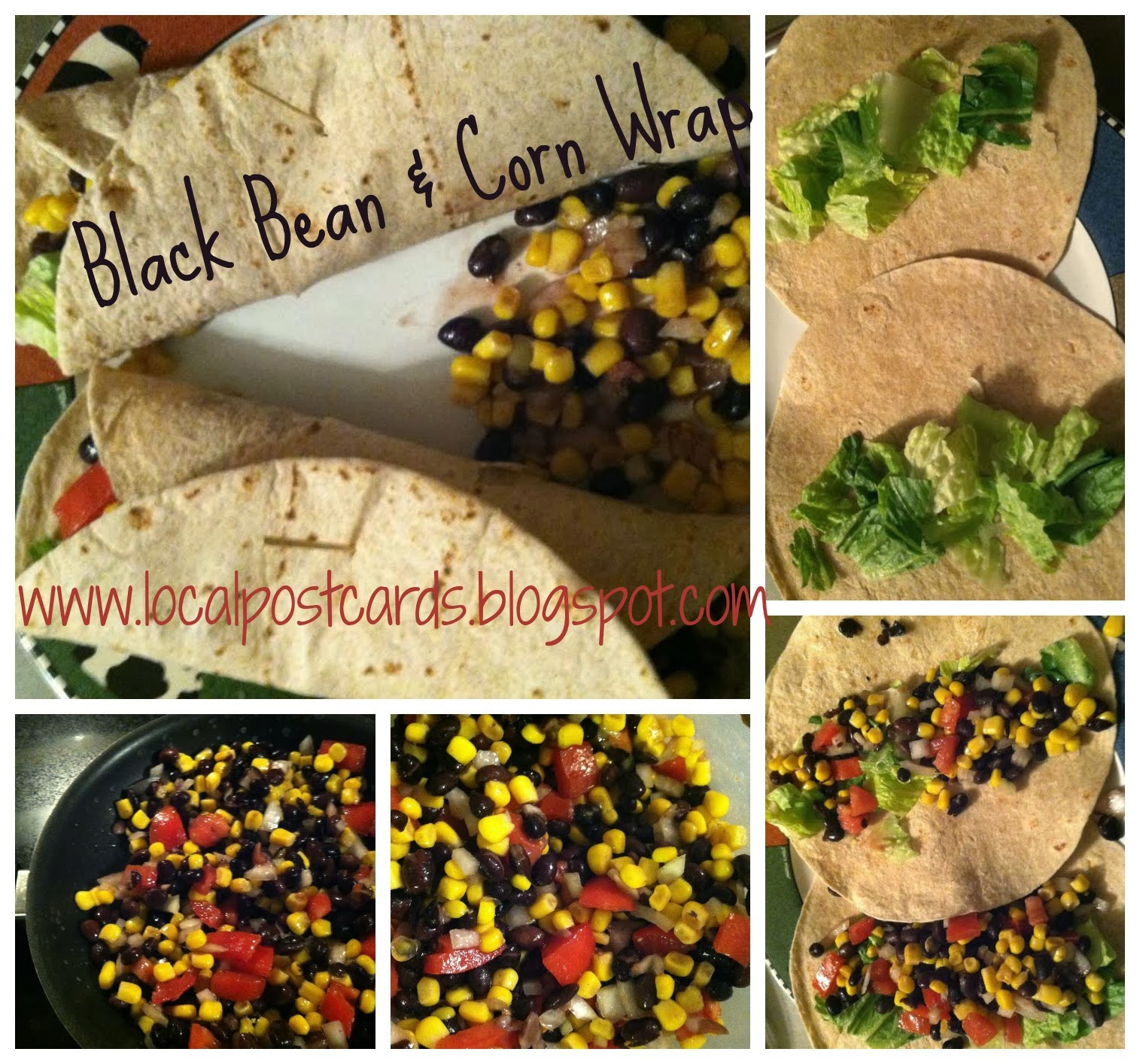 Ashley Krek Black Bean & Corn Wrap Clean Eating for Cheap!