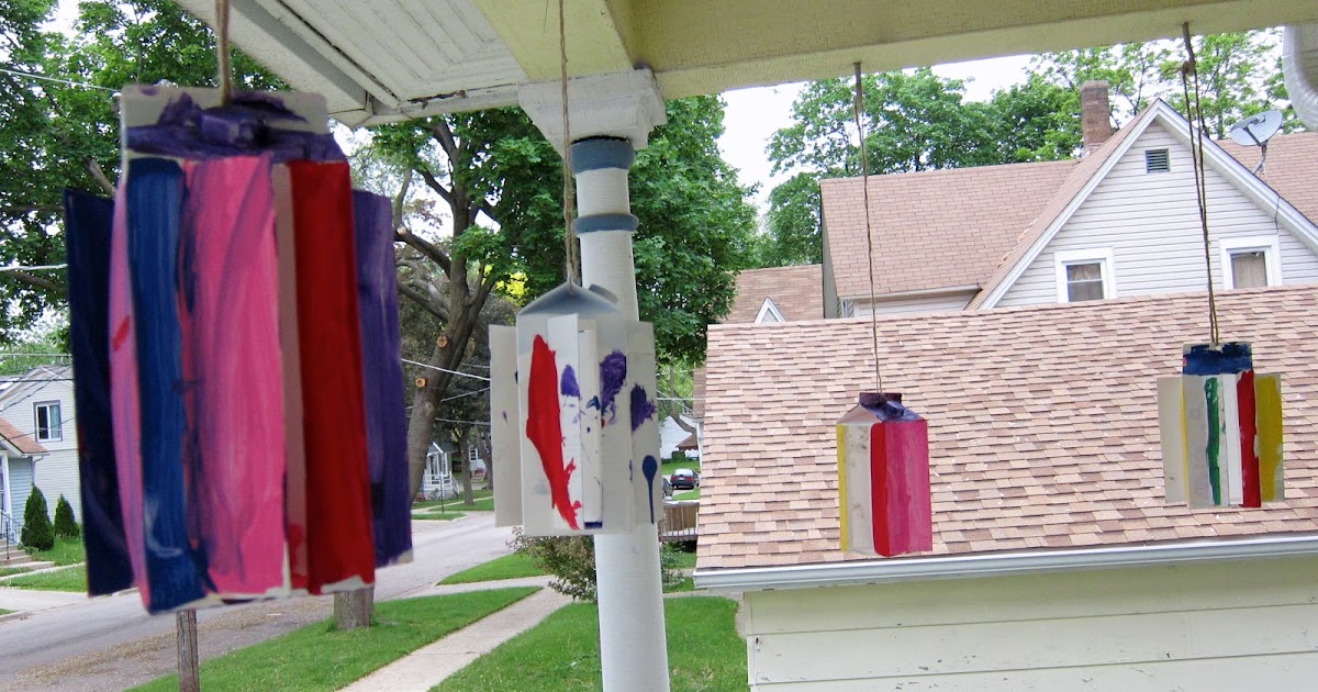 Orange Juice Carton Windspinners