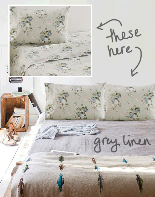 insideways Pretty Small Things a blanket and antlers