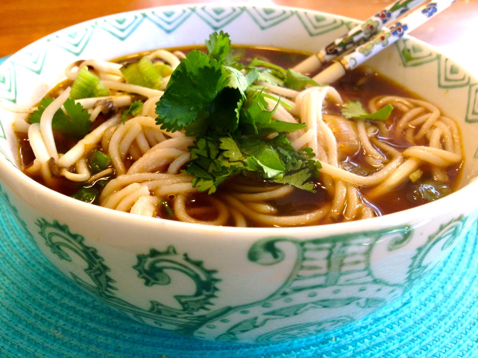 Clean, Fresh and mostly Veggie Thai Noodle Soup (vegan)
