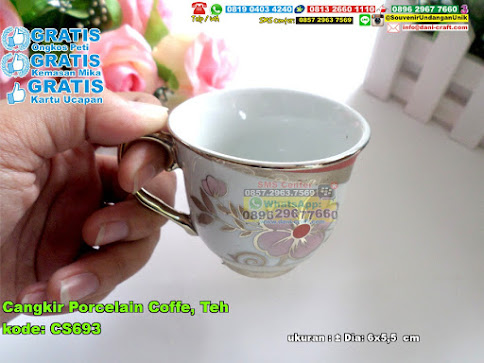 Cangkir Porcelain Coffe Teh