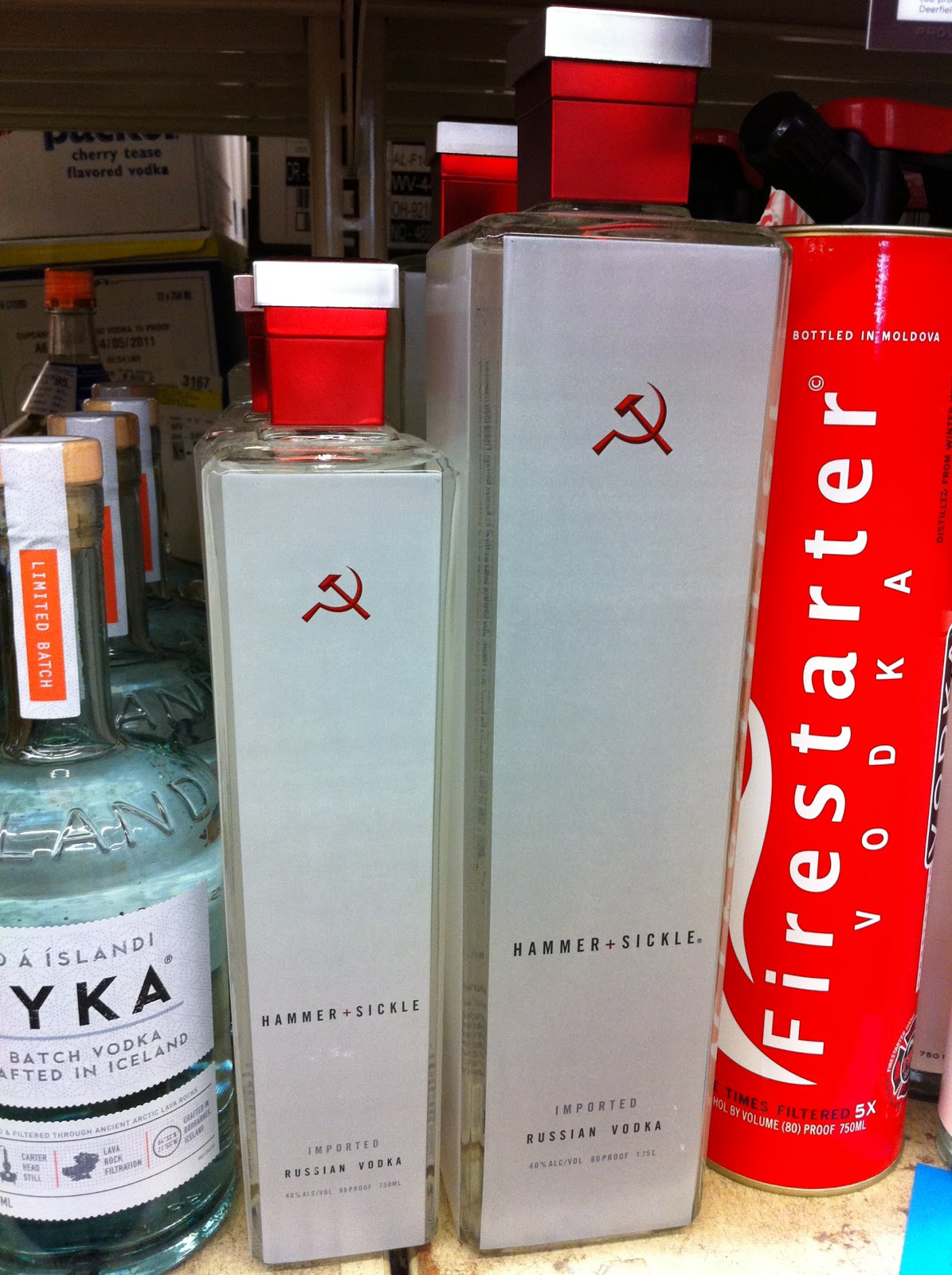 Hammered & Sickled Vodka Hammer+Sickle