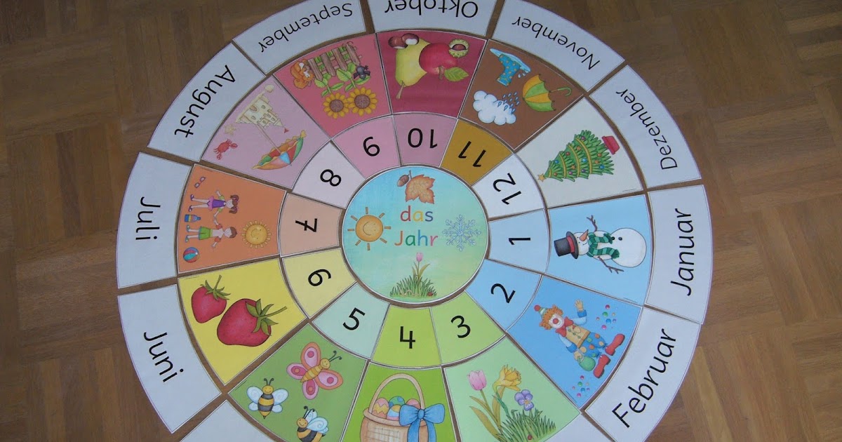 Ideenreise Legekreis "Das Jahr"