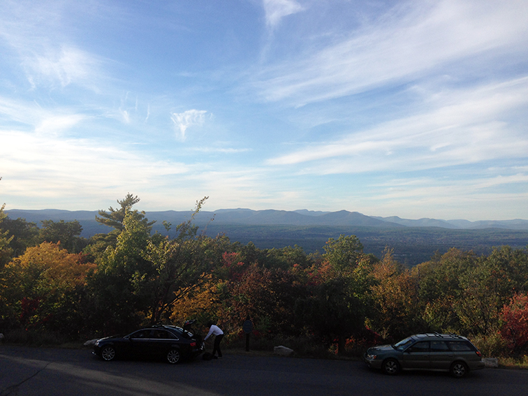 Beautiful view of the Shawangunk Mountains from Mohonk Mountain House, Upstate New York, Nature, fall colors, autumn Beautiful view of the Shawangunk Mountains from Mohonk Mountain House, Upstate New York, Nature, fall colors, autumn
