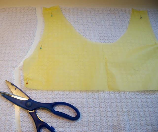 DIY White Lace Cami top Tutorial A Pair & A Spare