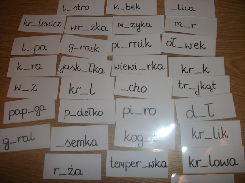 Ortografia O U Madredziecko Com Pl
