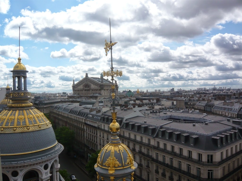 Vue panoramique de Paris - Printemps Haussmann