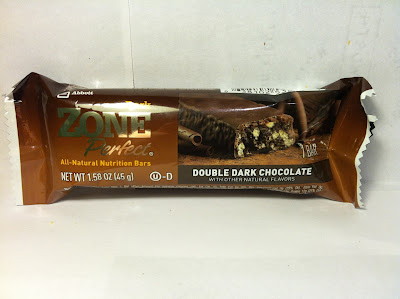 zone bar double dark chocolate nutrition