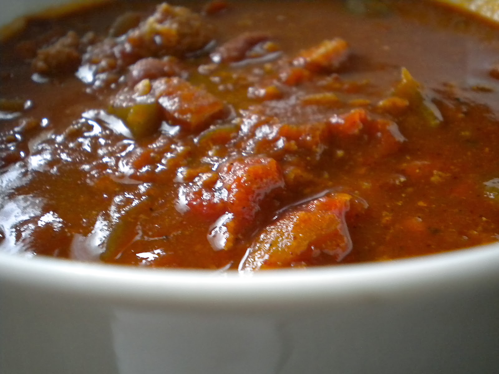 In My Kitchen Red Bean Turkey Chili with Andouille