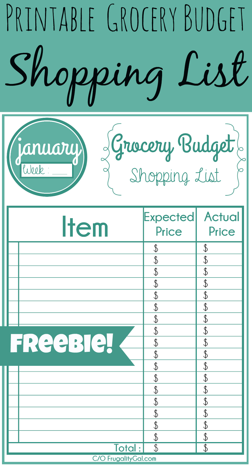 printable grocery list by department
